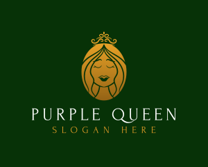 Queen Luxury Crown logo design