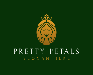 Queen Luxury Crown logo design