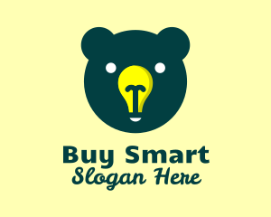 Bear Head Light logo design