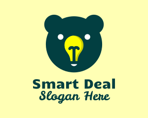 Bear Head Light logo design