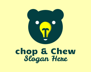 Bear - Bear Head Light logo design