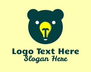 Bear Head Light Logo