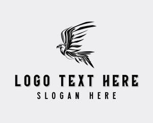 Eagle - Flying Eagle Bird logo design