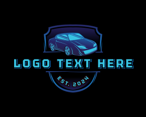 Retro Car - Automotive Car Mechanic logo design