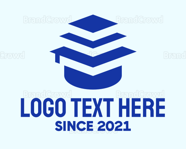 Graduation Cap Learning Logo