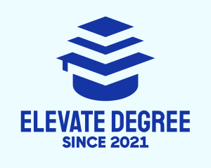 Degree - Graduation Cap Learning logo design