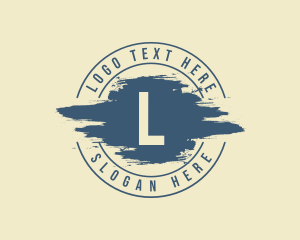 Letter - Generic Blue Paint logo design
