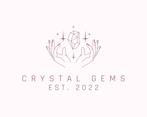 Luxury Precious Gem Wellness logo design