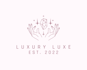 Luxury Precious Gem Wellness logo design