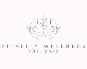 Luxury Precious Gem Wellness logo design