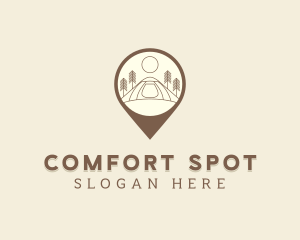 Location Camping Site  logo design