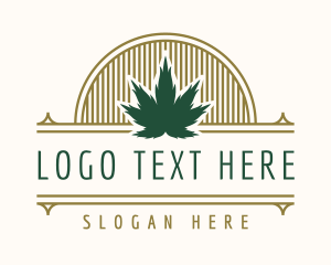 Dope - Weed Company Badge logo design