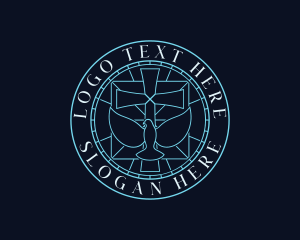 Theology - Dove Cross Ministry logo design