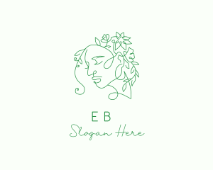 Nature Woman Floral Logo