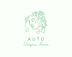 Nature Woman Floral Logo