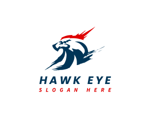 Hawk - Eagle Patriot Hawk logo design