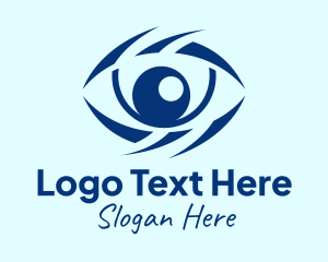 Eye Care - Blue Optical Eye logo design