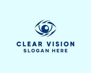 Ophthalmologist - Blue Optical Eye logo design