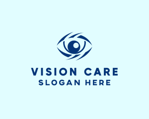 Ophthalmology - Blue Optical Eye logo design