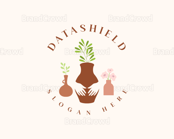 Artisan Pottery Vase Logo
