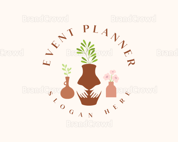 Artisan Pottery Vase Logo