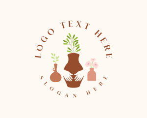 Amphora - Artisan Pottery Vase logo design