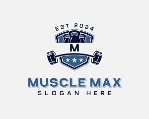 Bodybuilding - Bodybuilding Gym Weights logo design