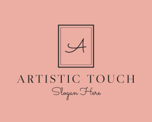 Luxury Frame Feminine Boutique logo design