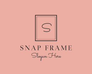 Luxury Frame Feminine Boutique logo design