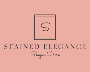 Luxury Frame Feminine Boutique logo design