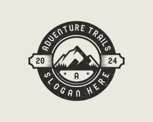 Mountain Forest Camping logo design