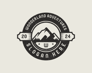 Mountain Forest Camping logo design