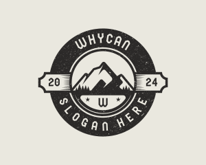 Forest - Mountain Forest Camping logo design