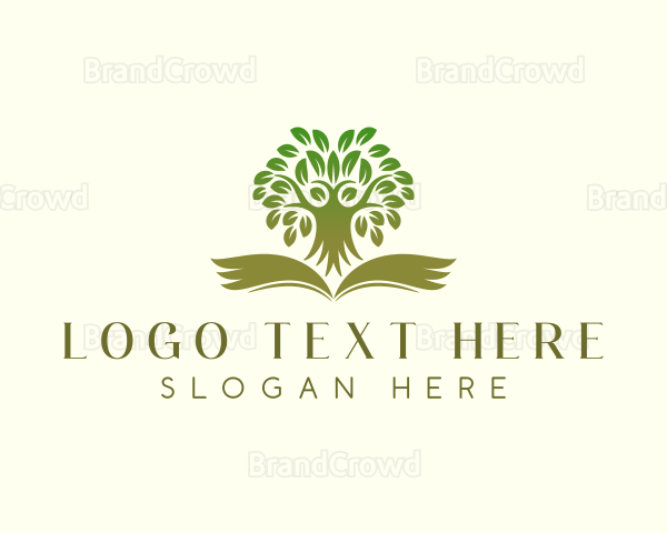 Tree Book Knowledge Logo