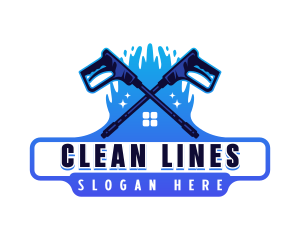 House Splash Cleaner logo design