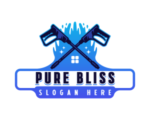 House Splash Cleaner logo design