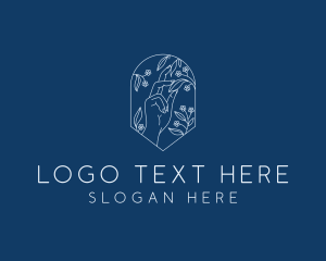 Decorator - Floral Hand Decorator logo design