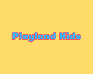 Fun Kids Text logo design