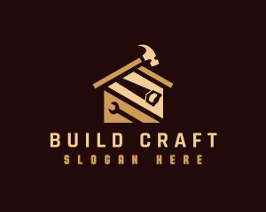 Handyman Construction Tools Repair logo design