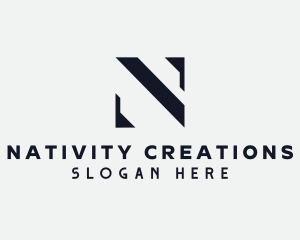 Modern Designer Letter N logo design