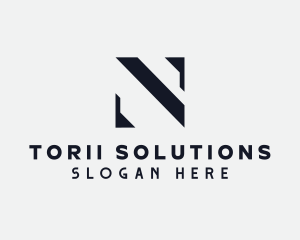 Modern Designer Letter N logo design