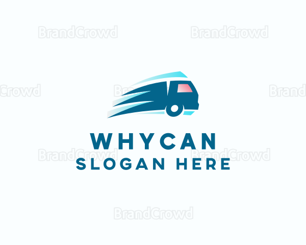 Logistics Truck Delivery Logo