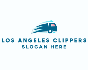 Logistics Truck Delivery  Logo