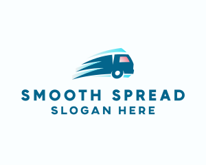 Logistics Truck Delivery  Logo