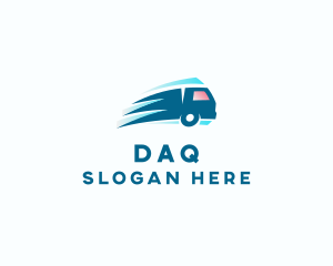 Logistics Truck Delivery  Logo