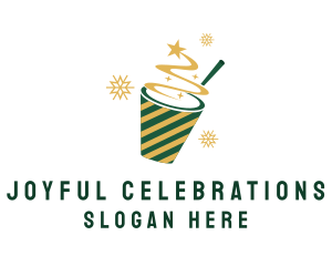 Festivity - Holiday Star Drink logo design