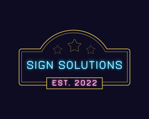 Signage - Neon Club Signage logo design