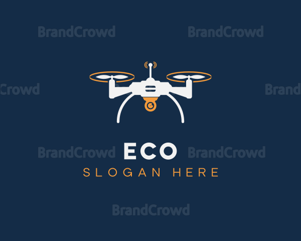 Surveillance Drone Camera Logo