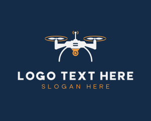 Surveillance Aerial Drone Logo