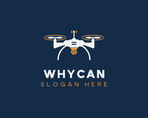 Aerial - Surveillance Drone Camera logo design